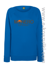 MONERO CPU CryptoMiner - bluza damska bez kaptura  niebieska