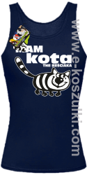 Mam kota the beściaka - top damski granatowy