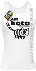 Mam kota the beściaka - top damski biały