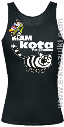 Mam kota the beściaka - top damski czarny