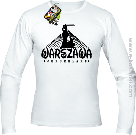 Warszawa wonderland - longsleeve męski 