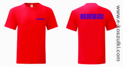 Wolontariusz - koszulka męska czerwona