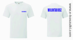 Wolontariusz - koszulka męska biała