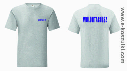 Wolontariusz - koszulka męska melanż 