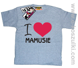 I love Mamusie koszulka dziecięca - melanż