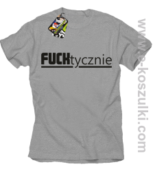 Fucktycznie - koszulka męska  melanż