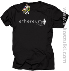 Ethereum CryptoMiner Symbol - koszulka męska czarna