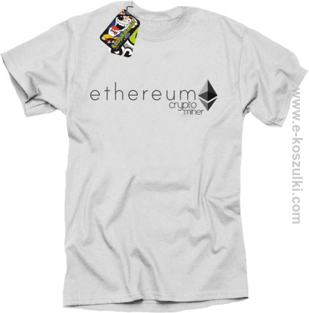 Ethereum CryptoMiner Symbol - koszulka męska 