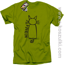 Kociara - koszulka męska kiwi