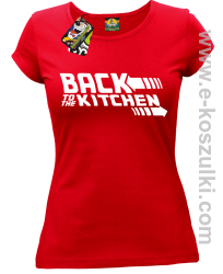 Back to the kitchen - koszulka damska czerwona