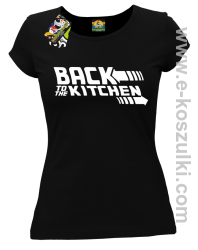 Back to the kitchen - koszulka damska czarna