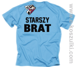 Starszy Brat - koszulka męska - błękitny