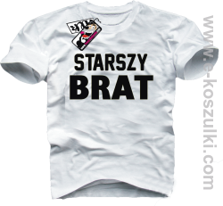 Starszy Brat - koszulka męska - biały