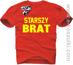Starszy Brat - koszulka męska - czerwony
