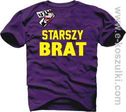 Starszy Brat - koszulka męska - fioletowy