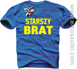 Starszy Brat - koszulka męska - niebieski