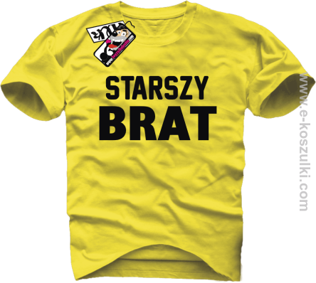 Starszy Brat - koszulka męska - żółty