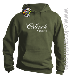 Chłopak idealny - bluza z kapturem khaki
