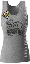 Motor I was born power styled - top damski melanż 