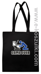 Game over po imprezie - Eco torba czarna