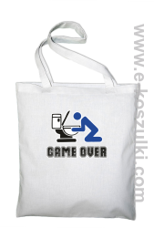 Game over po imprezie - Eco torba biała