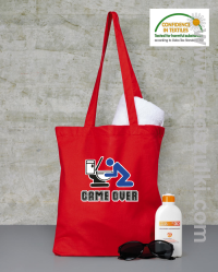 Game over po imprezie - Eco torba czerwona