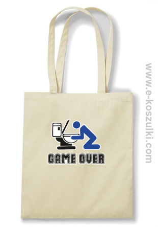 Game over po imprezie - Eco torba beżowa