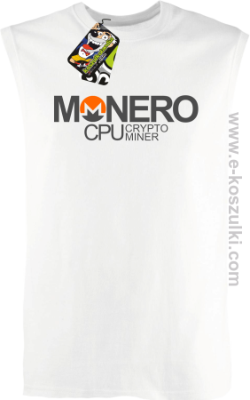 MONERO CPU CryptoMiner - bezrękawnik męski 