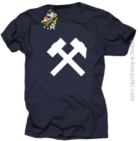 Standardowy symbol pełny Pyrlik i żelazko - koszulka męska 