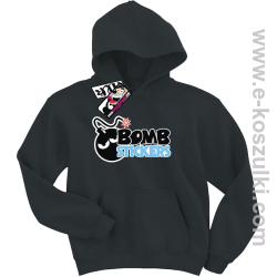 Bomb stickers bluza dziecięca - czarny