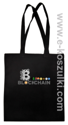 BLOCKCHAIN Fan Symbols - torba eko czarna