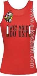 Weź mnie do ust - top damski czerwony