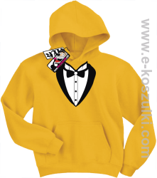 Frak elegancki bluza dziecięca - żółty