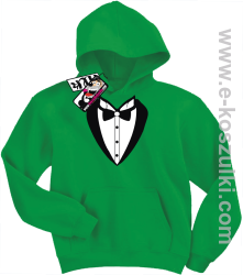 Frak elegancki bluza dziecięca - zielony