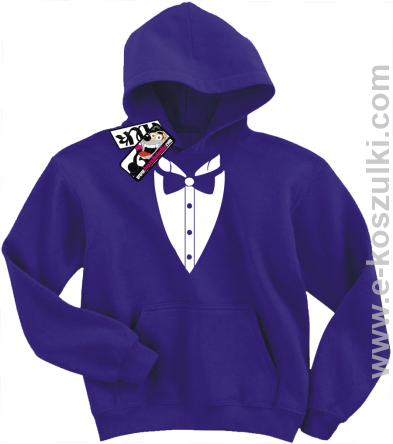 Frak elegancki bluza dziecięca - fioletowy