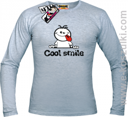 Cool Smile - longsleeve męski - melanżowy