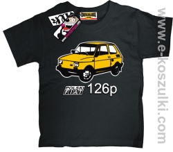 Maluch 126p koszulka - czarny