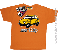Maluch 126p koszulka - pomarańczowy