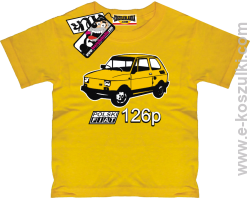Maluch 126p koszulka - żółty