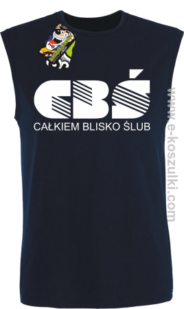 CBŚ - Całkiem Blisko Ślub - bezrękawnik męski