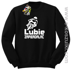 Lubie zapierdalać - bluza bez kaptura czarny