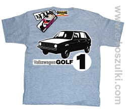 Volkswagen golf 1 koszulka dziecięca - melanż