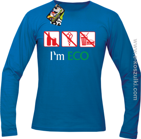 I'm ECO NO EAT - longsleeve męski