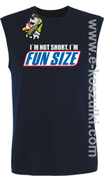 I`m not short i`m FunSize - bezrękawnik męski granatowy 