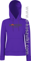 MONERO CPU CryptoMiner - bluza damska z kapturem fioletowa