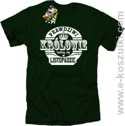 Prawdziwi królowie rodzą się w listopadzie - koszulka męska butelkowa