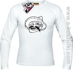 Mexico Mem Rulezz - longsleeve męski - biały
