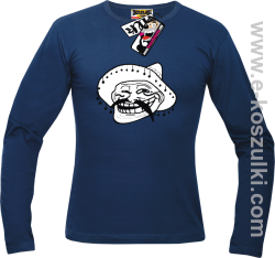 Mexico Mem Rulezz - longsleeve męski - granatowy