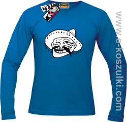 Mexico Mem Rulezz - longsleeve męski - niebieski
