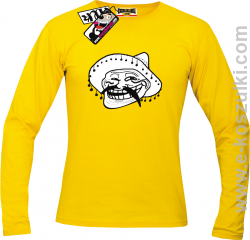 Mexico Mem Rulezz - longsleeve męski - żółty